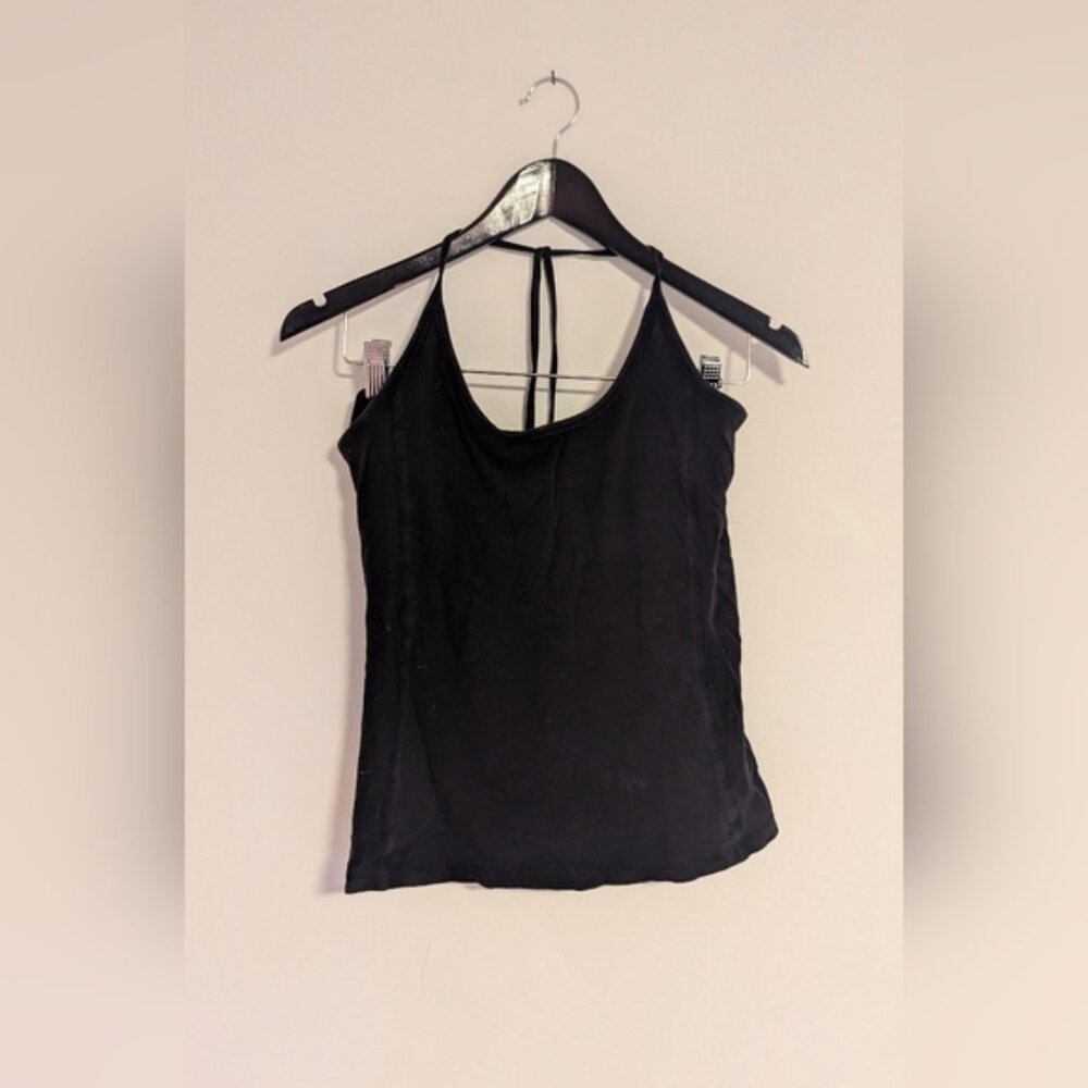 Black Halter Top - Womens Medium